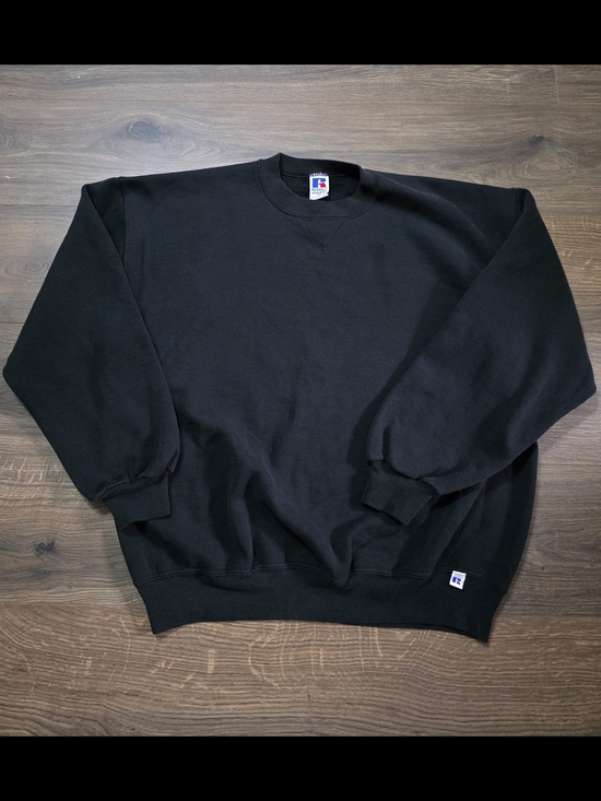Russell Athletic Other - 90's MIUSA Russell Athletic Men’s Black Crewneck Sweatshirt Blank
